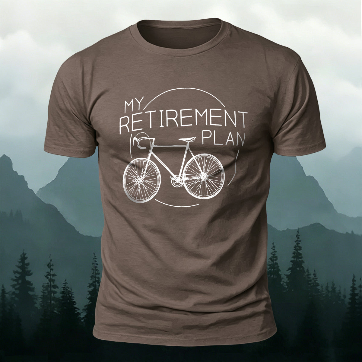 Cycling Plan Printed Casual Breathable T-Shirt