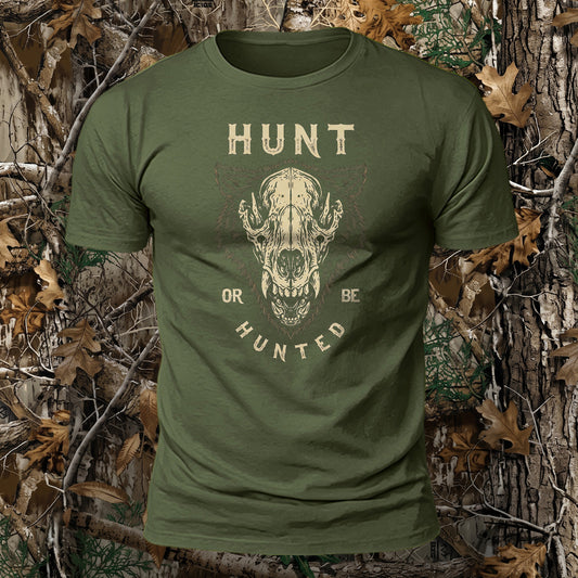 DTG Hunt Or Be Hunted Printed Short Sleeve T-Shirt