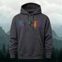 Colorful Bicycles Printed Casual Hoodie Sweatshirt