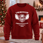 DTG Gremlins I Survived Printed Round Neck Sweatshirt