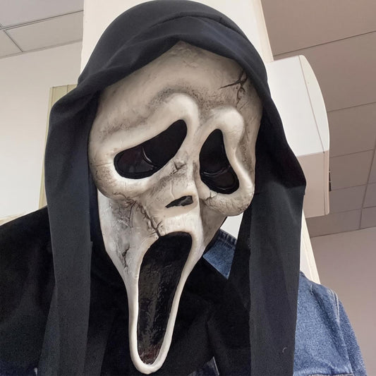 Latex Cracked Scream Halloween Mask