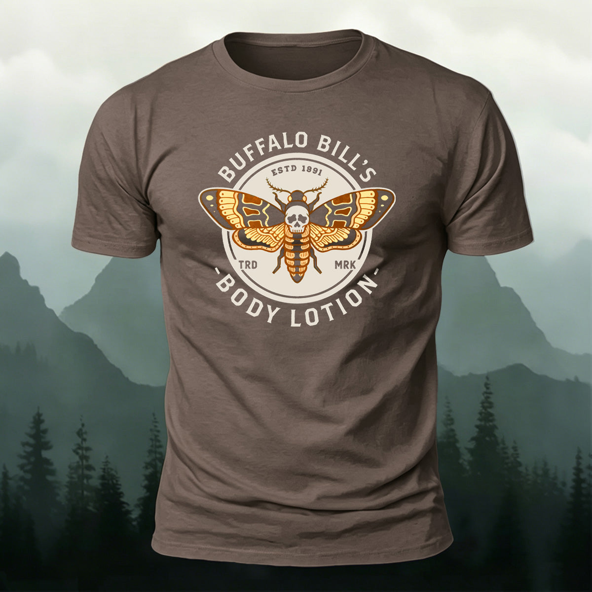 Fun Butterfly Print Natural Skin-Friendly T-Shirt