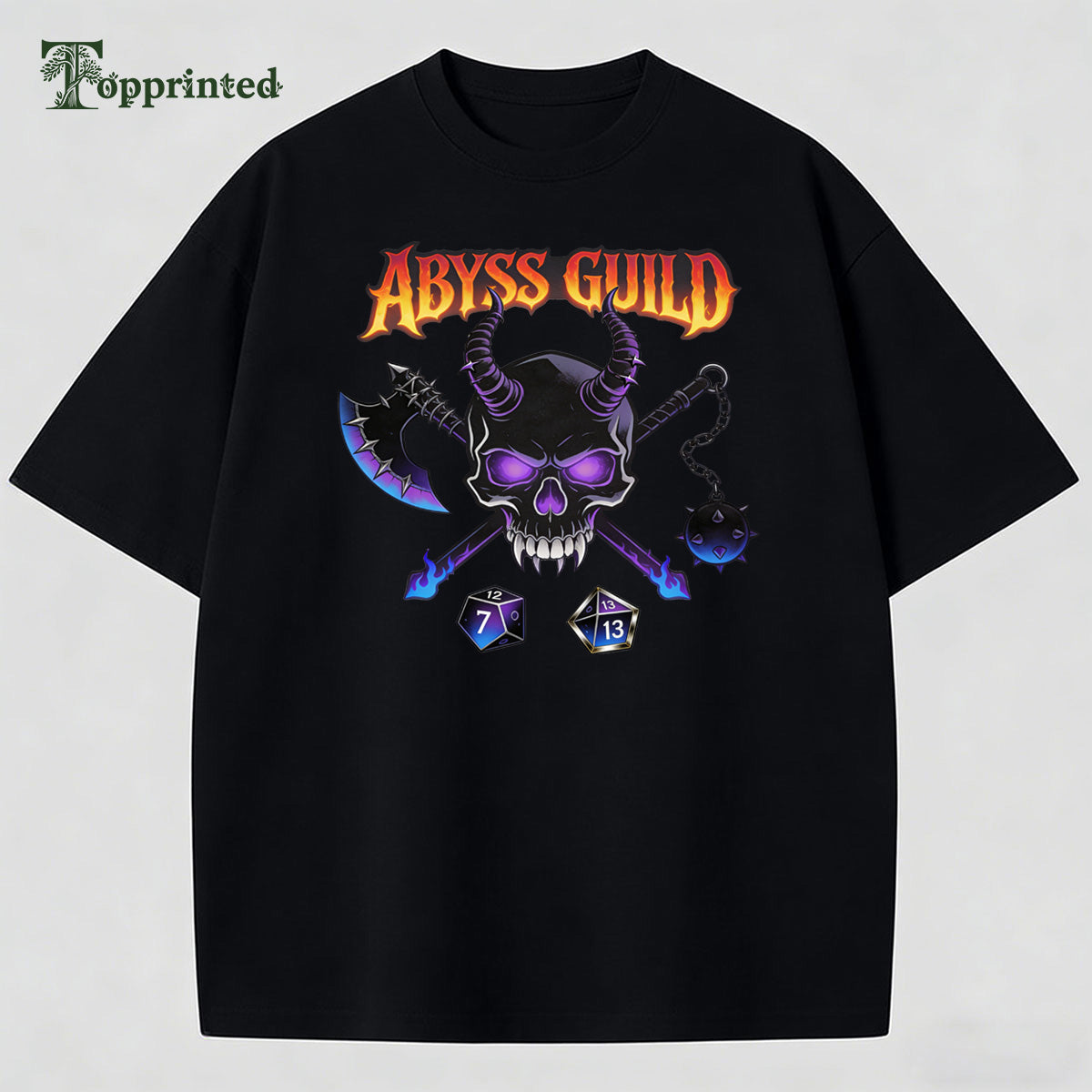Abyss Guild Casual Cotton Made T-shirt