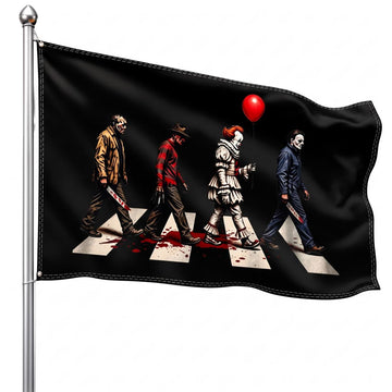 Polyester Horror Villains Crosswalk Flag