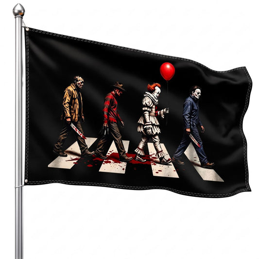 Polyester Horror Villains Crosswalk Flag