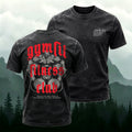 Fitness Club Retro Casual Washed Cotton T-Shirt