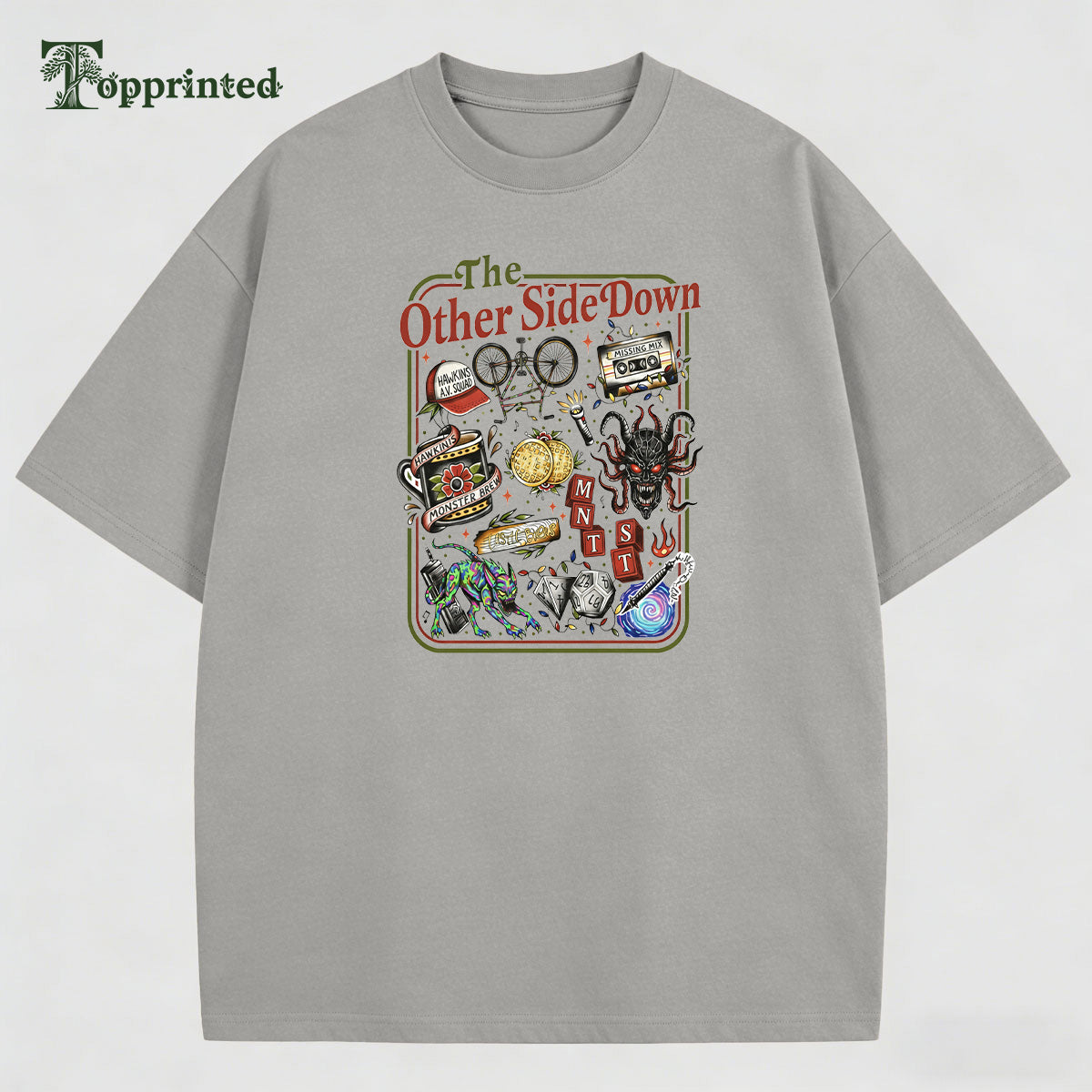 The Upside Down Casual Cotton Stylish T-shirt