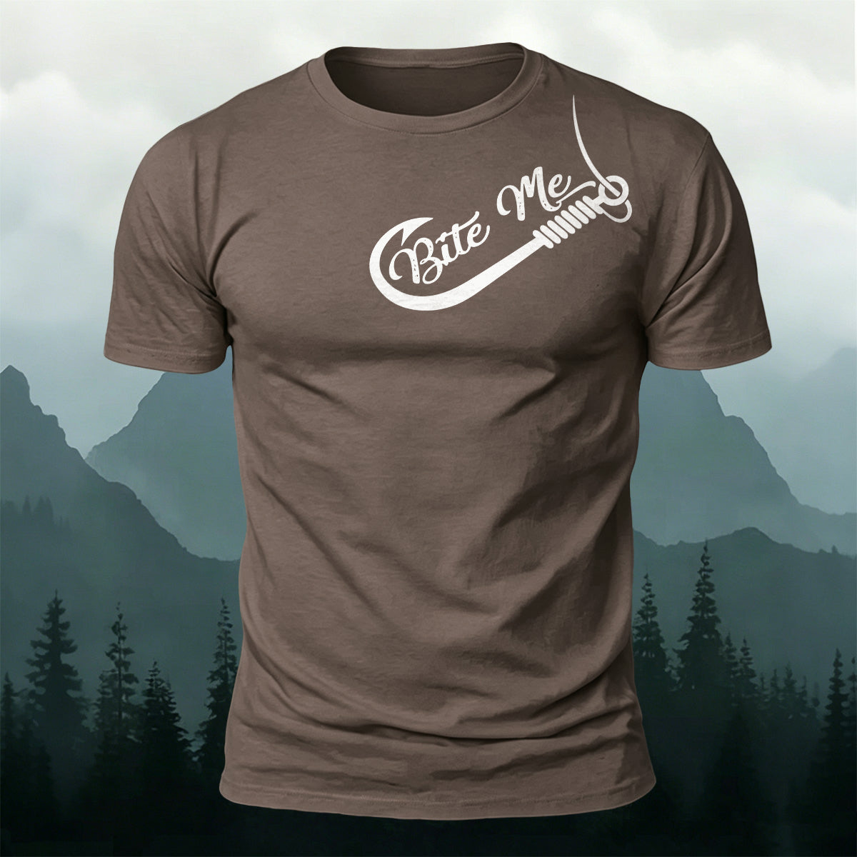 Scimitar Silhouette Print Versatile 100% Cotton T-Shirt