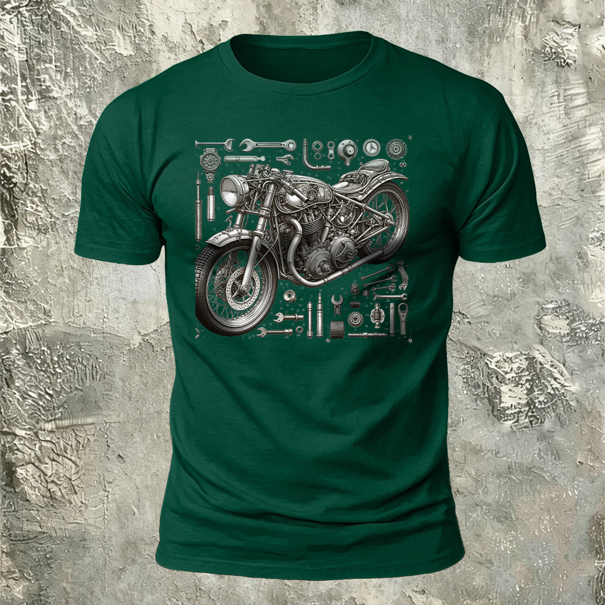 Motorcycle Repair Cool Skin-friendly Casual T-shirt