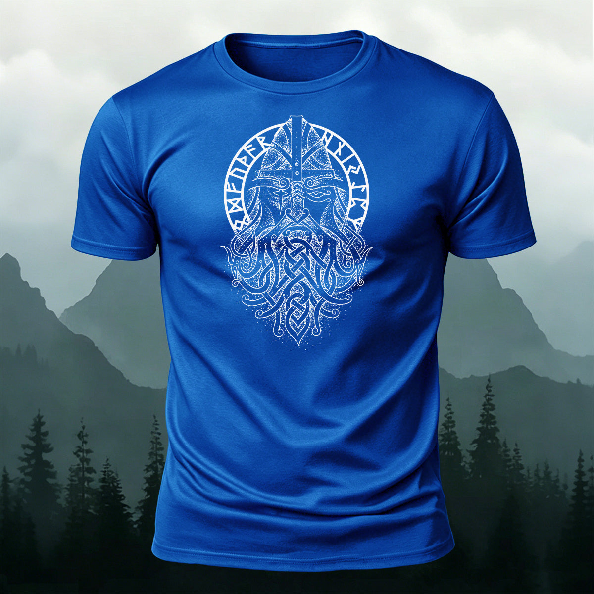 Viking Odin Tribe Casual Premium Cotton T-Shirt
