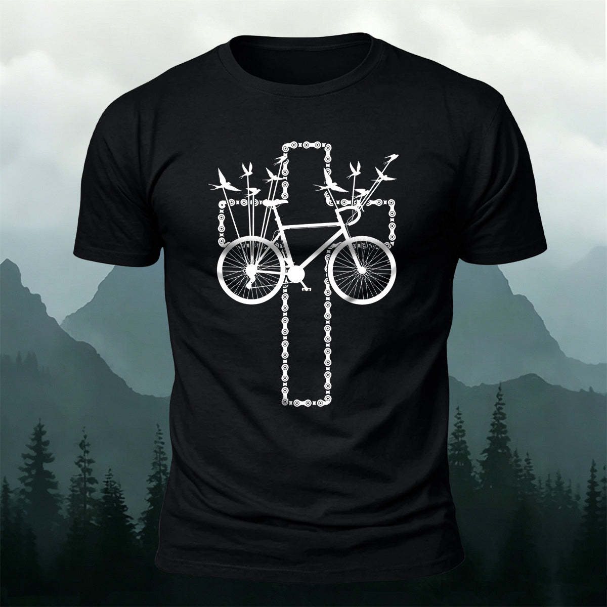 Artistic Riding Cross Casual Outdoor Breathable T-Shirt