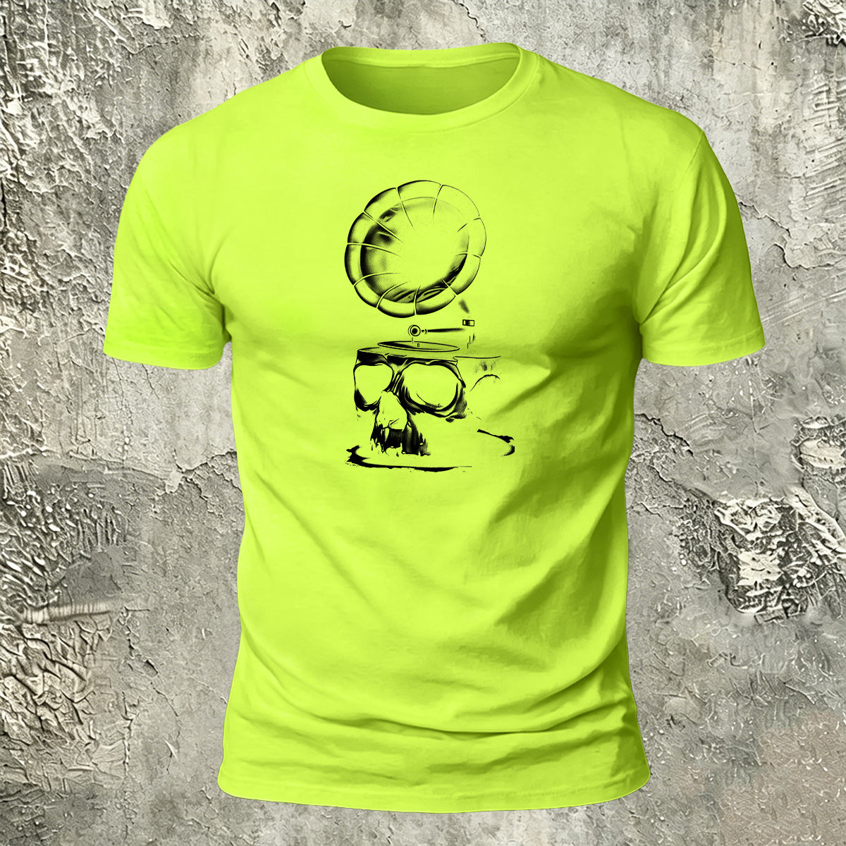 Vintage Music Print Casual Premium Cotton T-Shirt