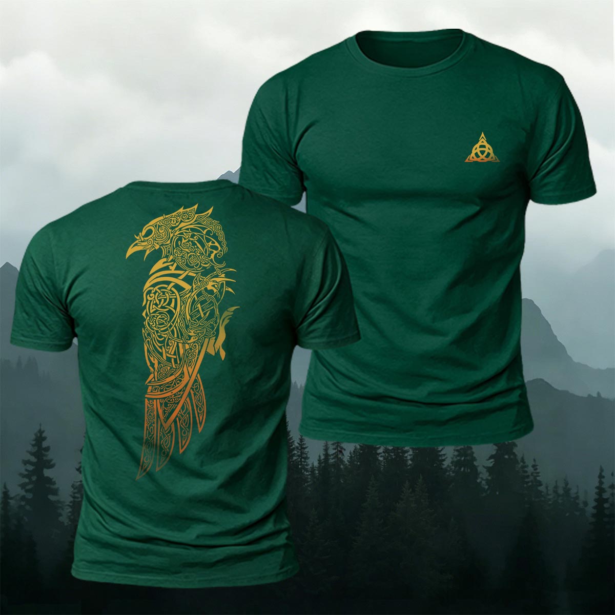 Nordic Mythology Art Graphic Street Style Breathable Tee