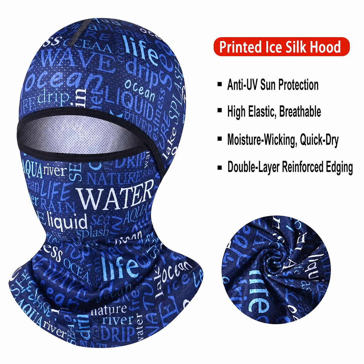 Sun-Protective Cycling Ice-Silk Summer Outdoor Face Mask