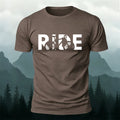 Simple Cycling Letter Outdoor Breathable T-Shirt