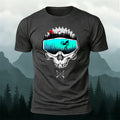 Fun Cycling Skull Casual Premium Cotton T-Shirt