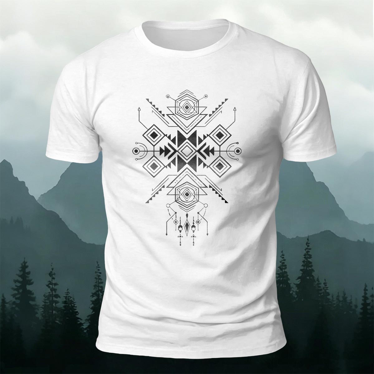 Artistic Graphic Minimalist Premium Cotton T-shirt