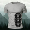 Fun Gorilla Trend Casual Premium Cotton T-shirt Grey