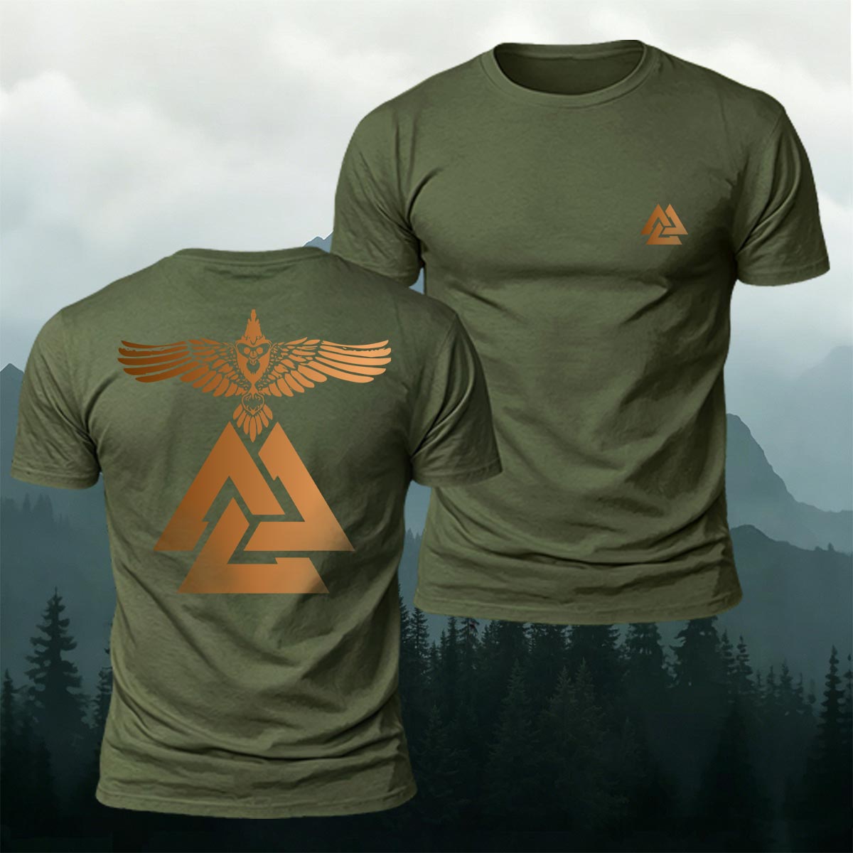 Mythology Odin Graphic Trendy Breathable T-shirt