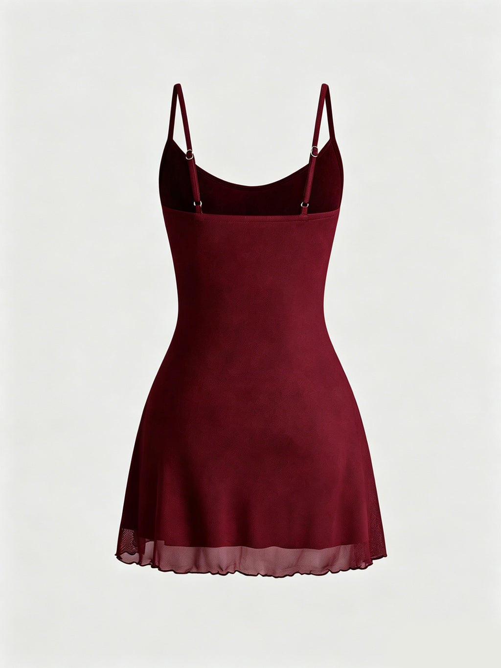 Dark-themed Skeleton-Print Bodycon Spaghetti-Strap Dress