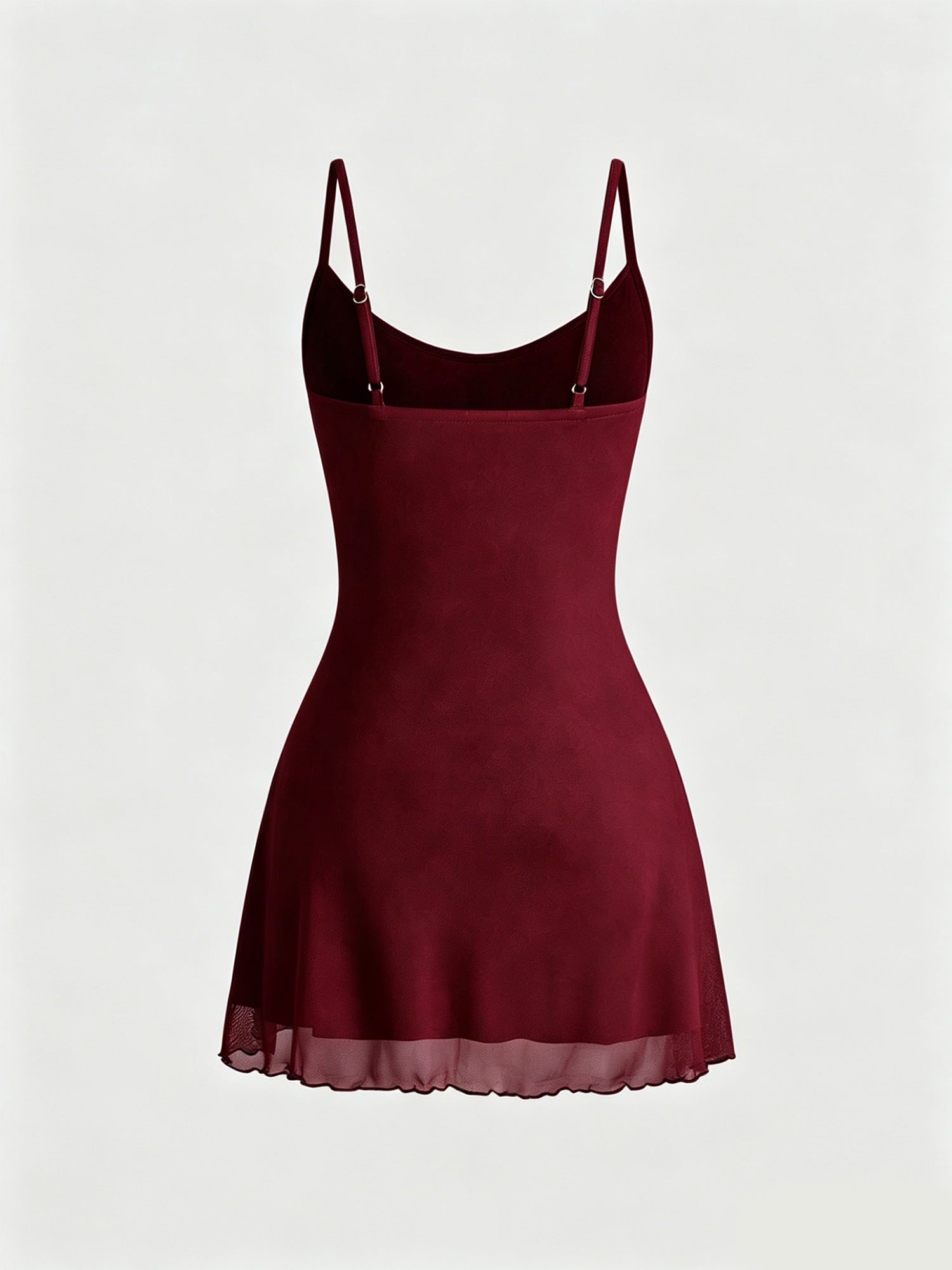 Dark-themed Skeleton-Print Bodycon Spaghetti-Strap Dress