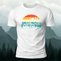 Mountain Biking in the Woods - Illustrated Cotton T-Shirt