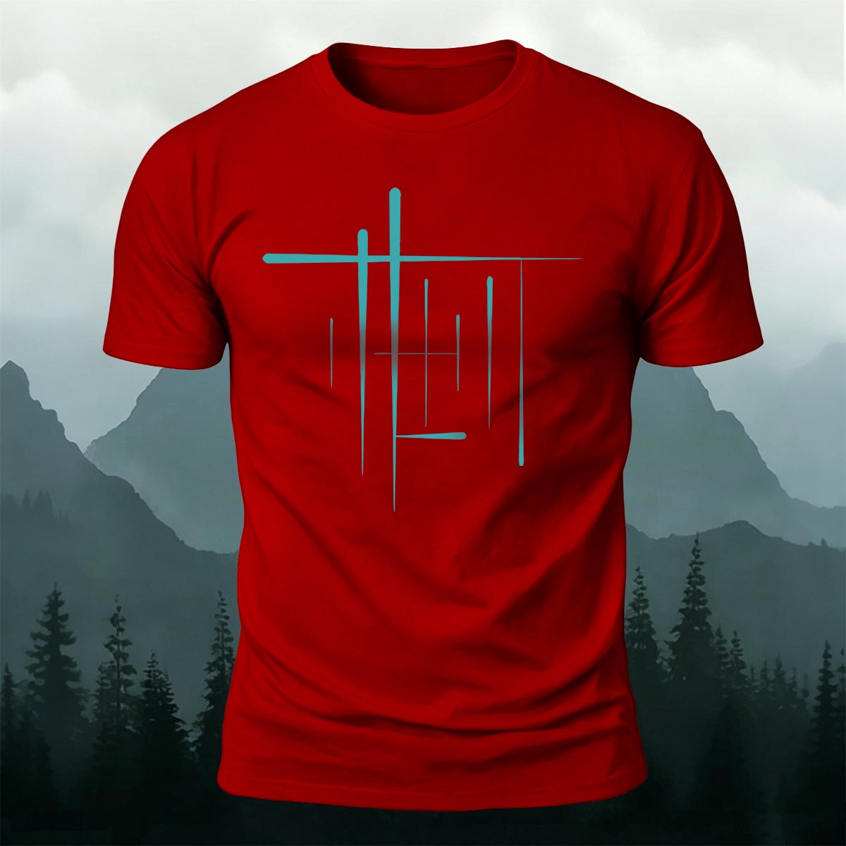 Simple Graphic Classic Premium Cotton Casual T-Shirt