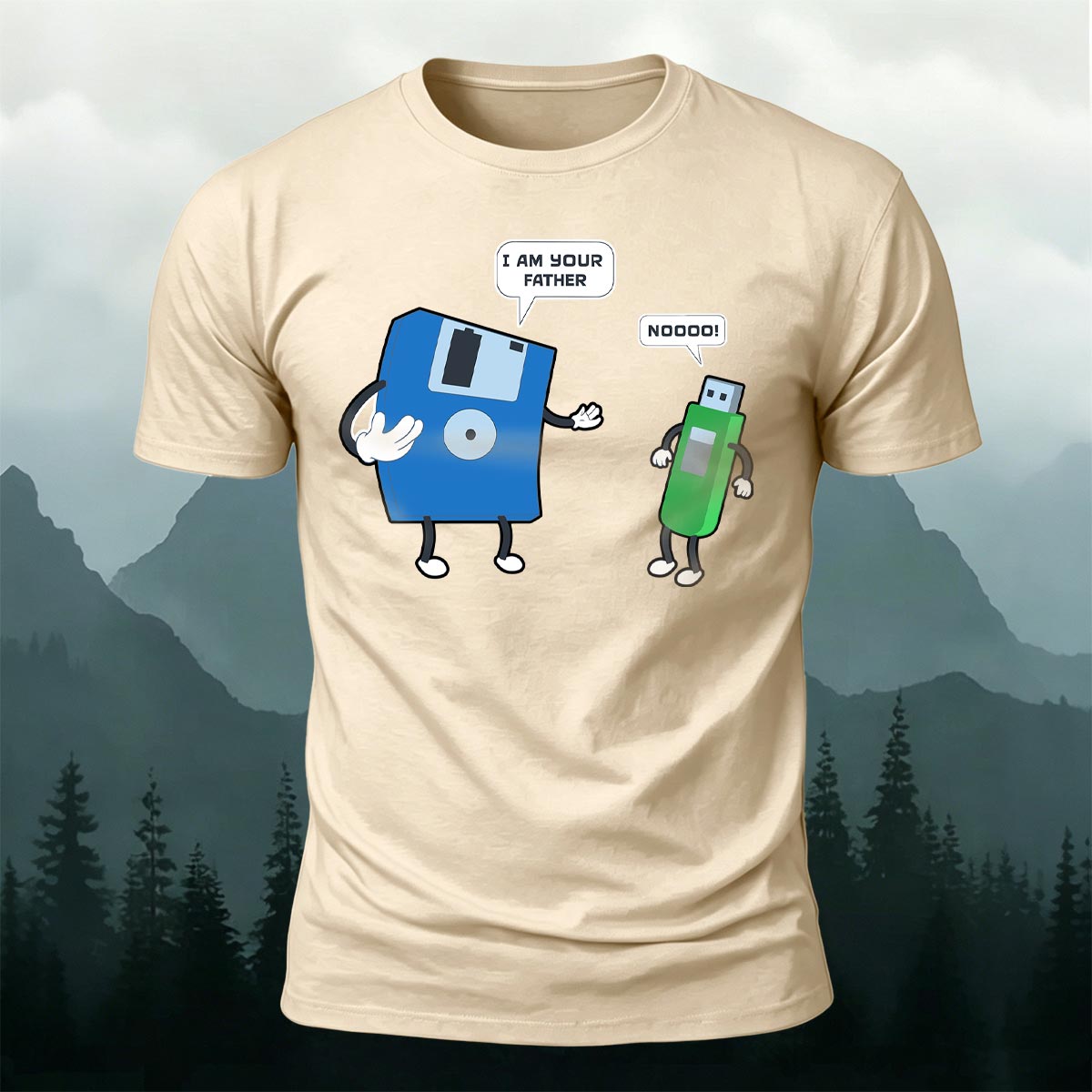 Minimalist Fun Print 100% Cotton Casual T-Shirt