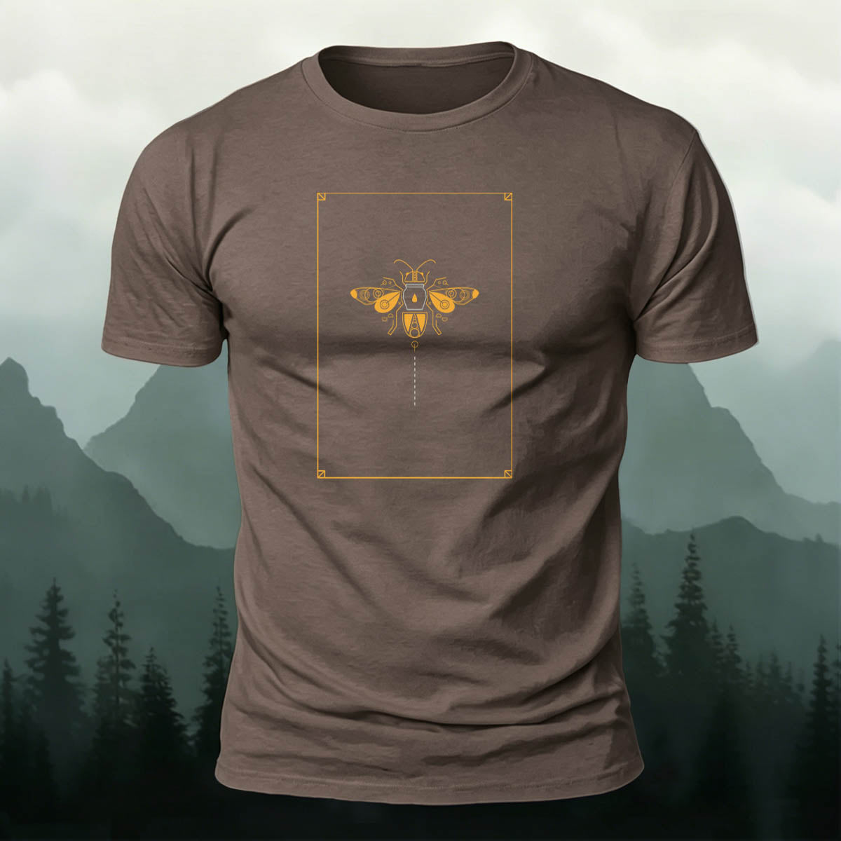 Minimalist Bee Graphic Casual Breathable T-shirt