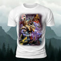 Western Dragon Fantasy Art Breathable Cotton T-Shirt