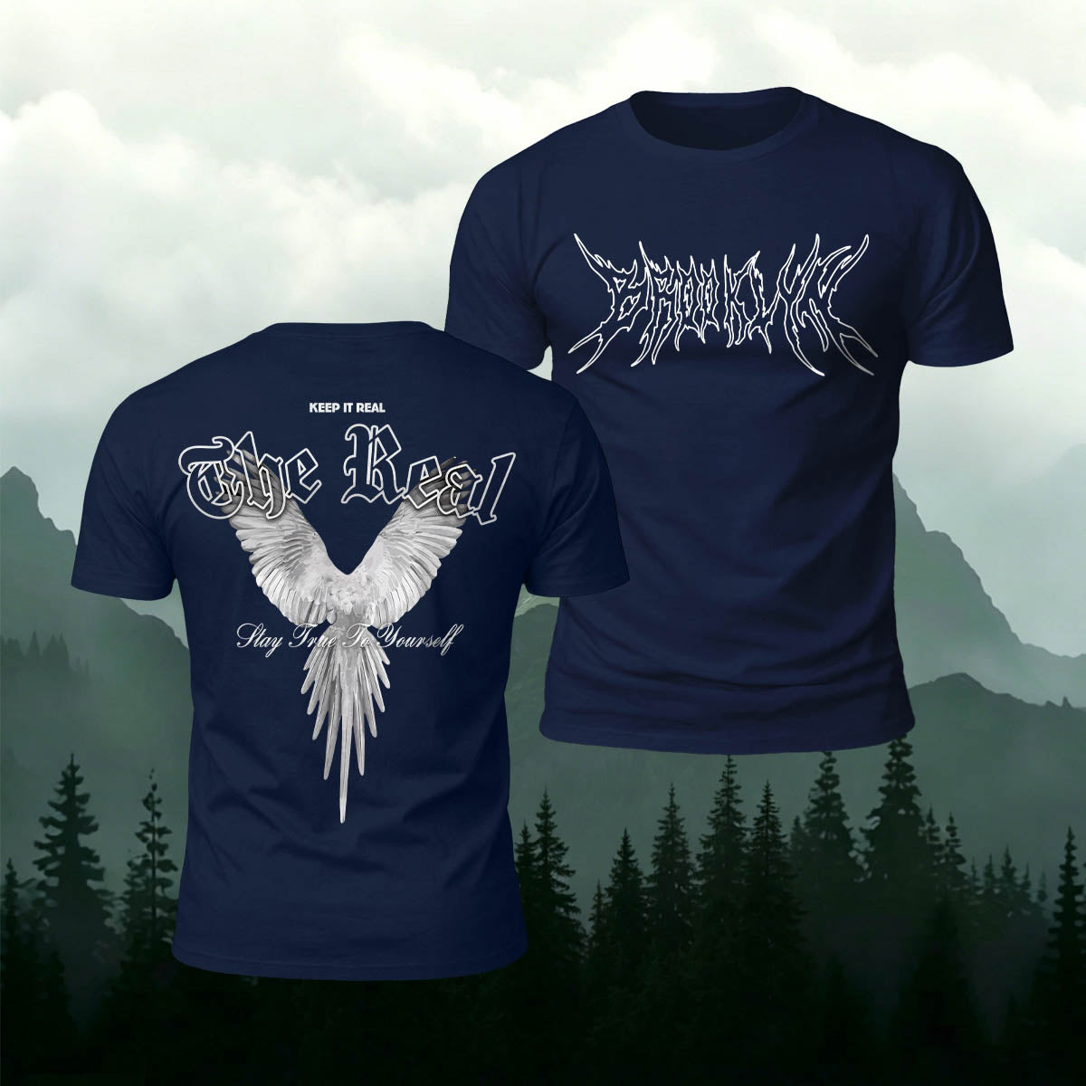 Retro-Style Phoenix Print Casual Cotton T-Shirt