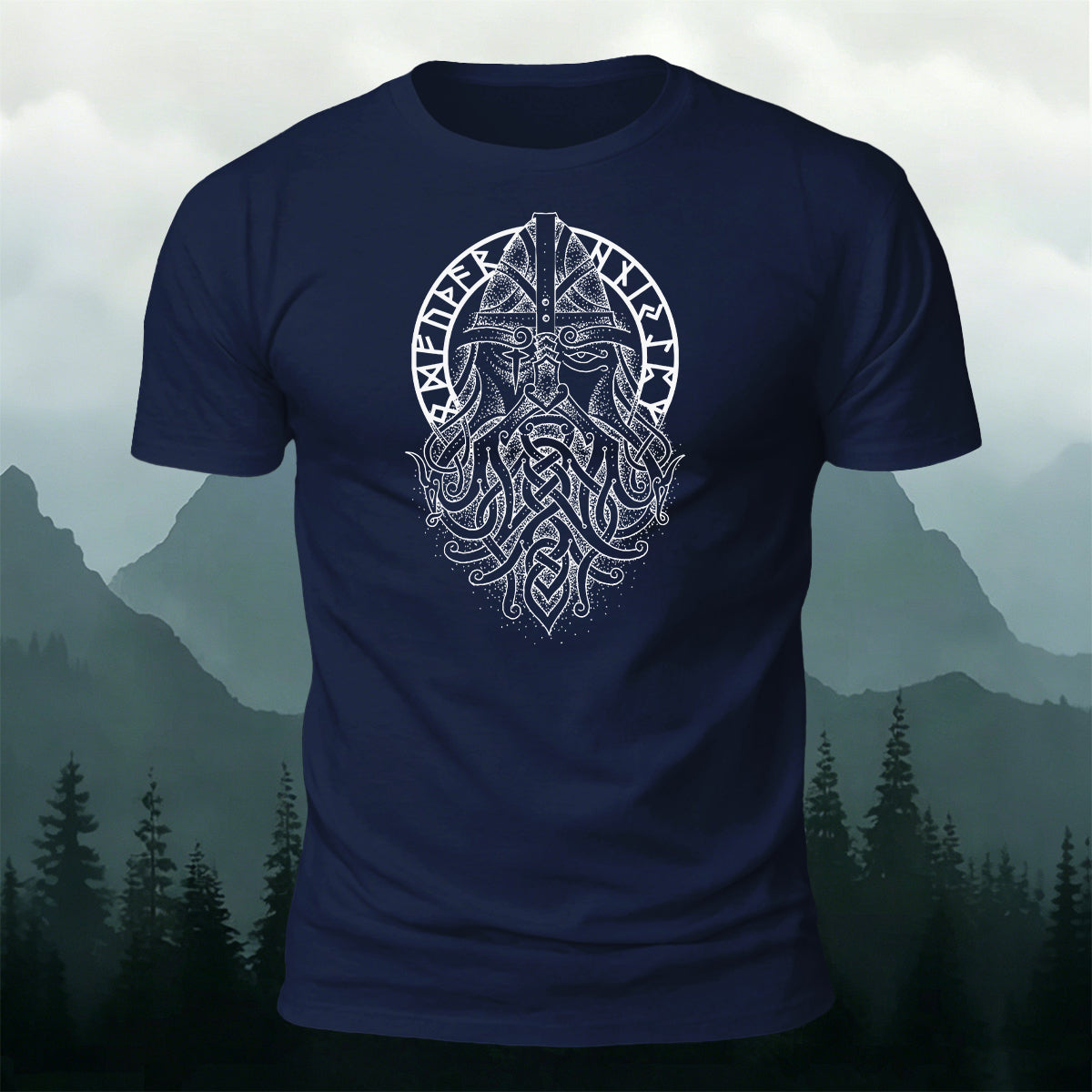 Viking Odin Tribe Casual Premium Cotton T-Shirt