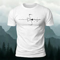 Simple Geometric Print Casual 100% Cotton T-Shirt