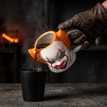 Ceramic 3D Pennywise Clown Halloween Mug