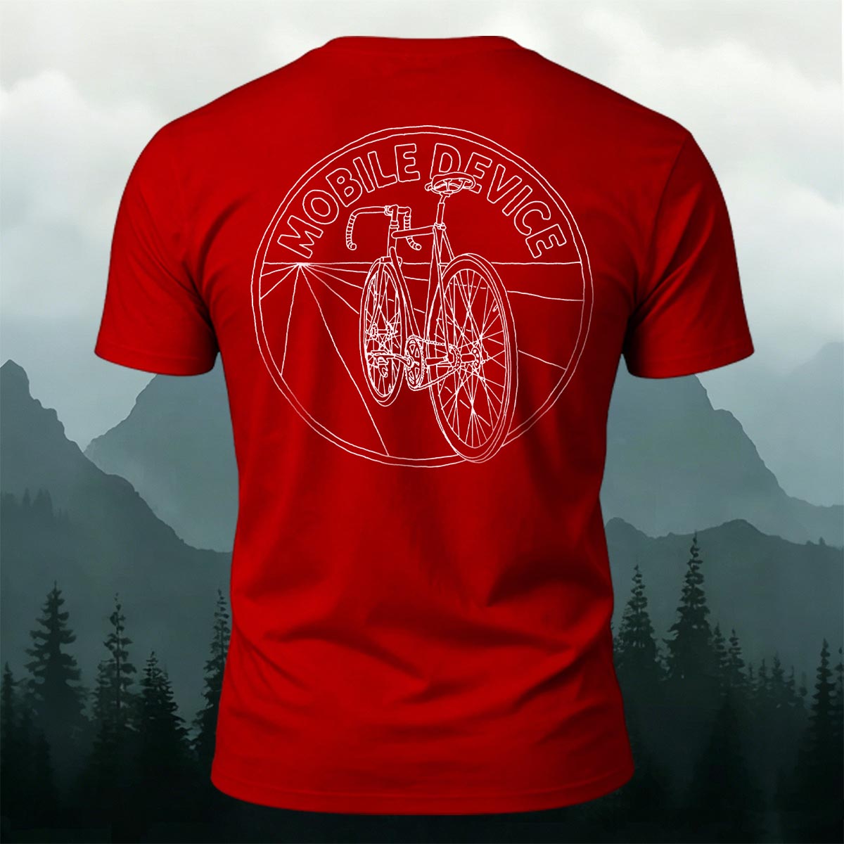 Simple Cycling Graphic Casual Premium Cotton T-Shirt