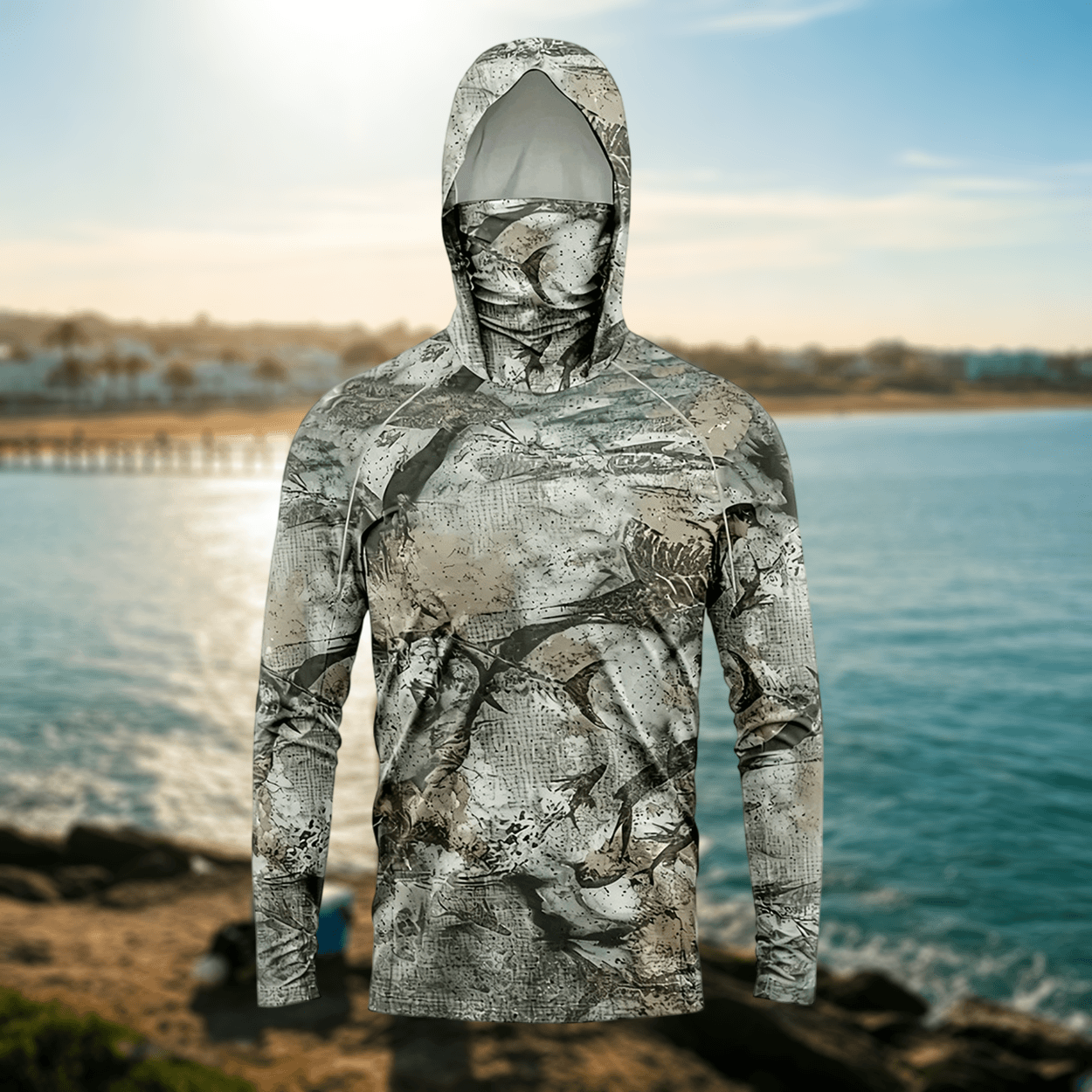 Hooded Mask Outdoor Quick-Dry Breathable Fishing Top