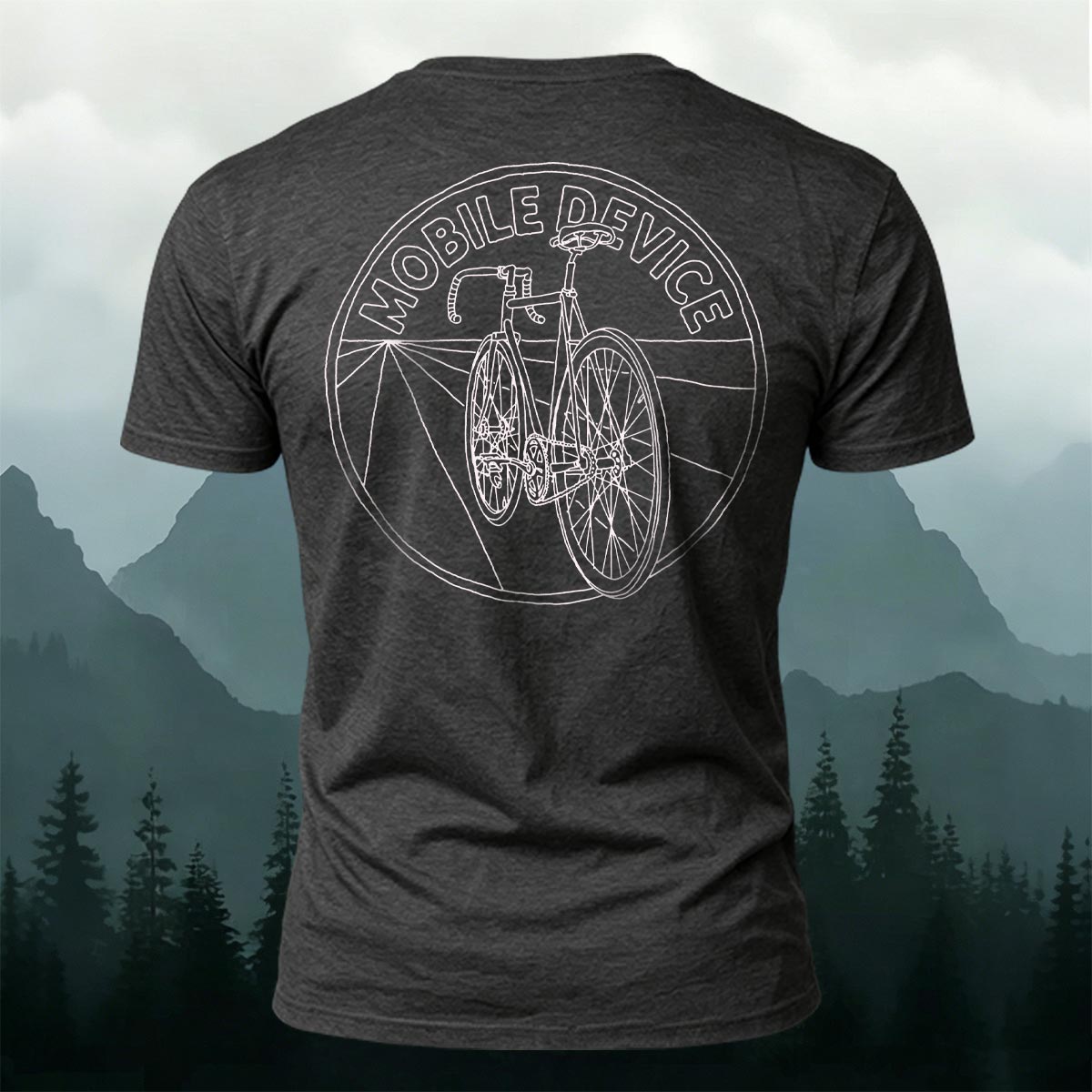Simple Cycling Graphic Casual Premium Cotton T-Shirt