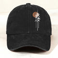 Sunset in the Deep Forest Printed Washed Baseball Cap