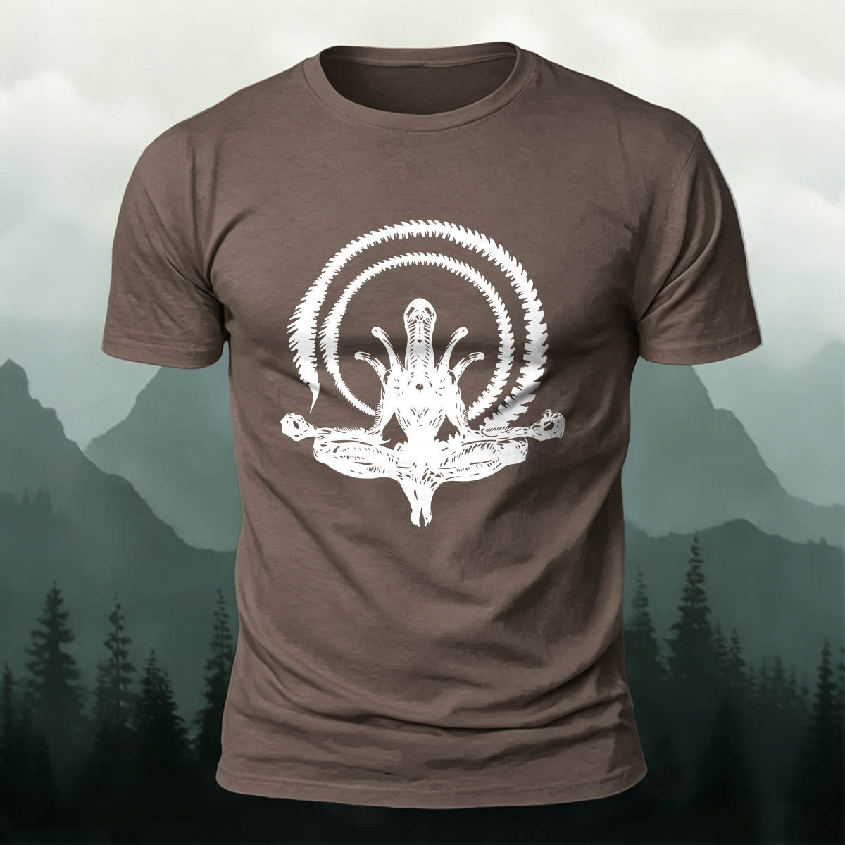 Alien Graphic Fashion Premium Cotton T-Shirt