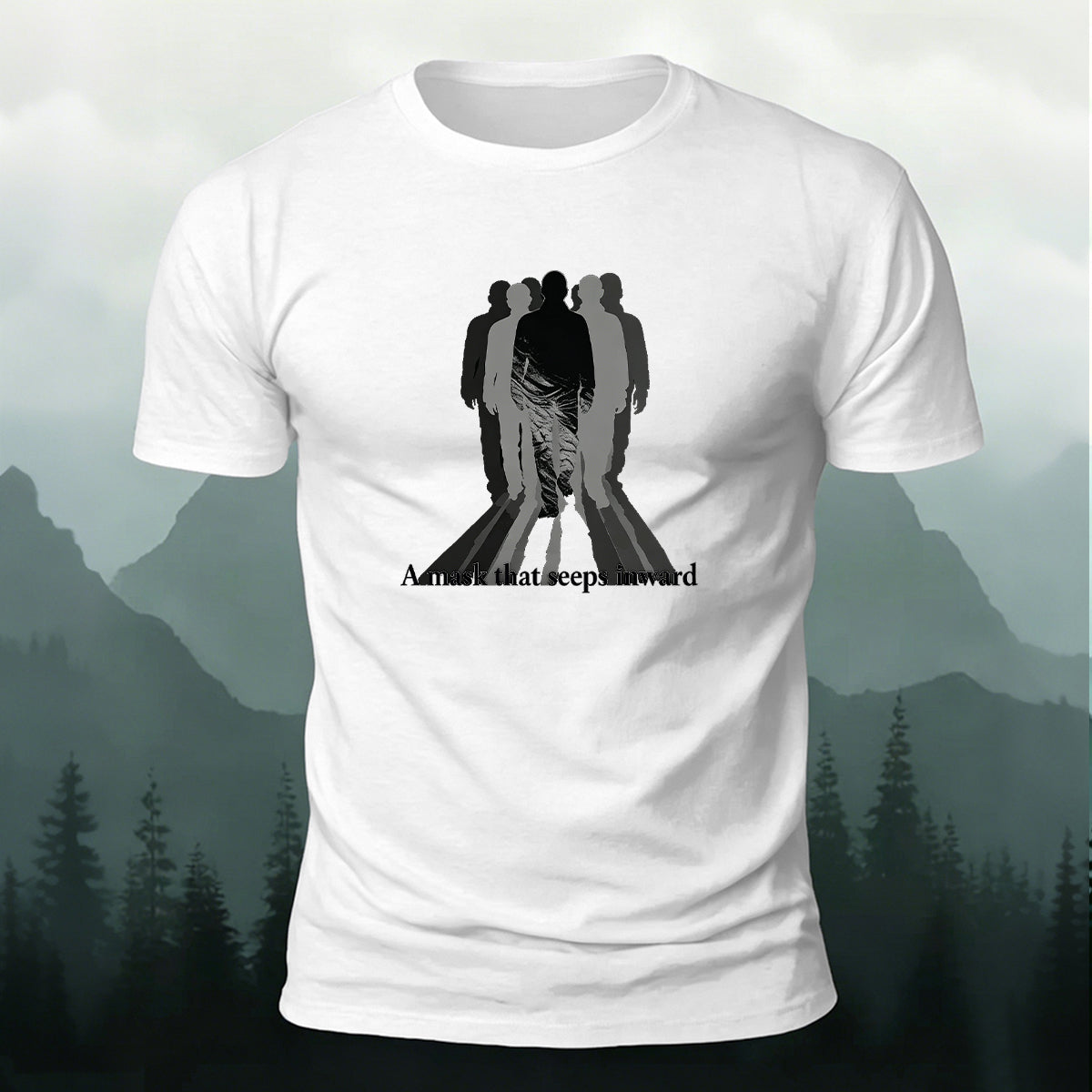 Silhouette Print Fashion Comfortable Casual T-Shirt
