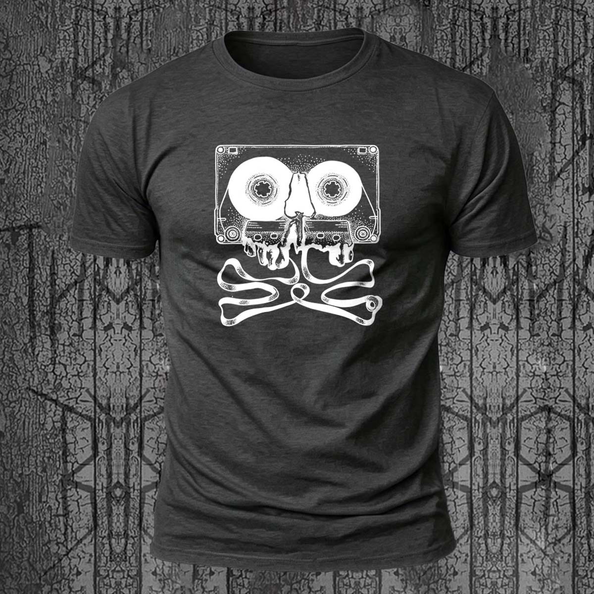 Skull Artistic Printed Trendy 100% Cotton T-Shirt