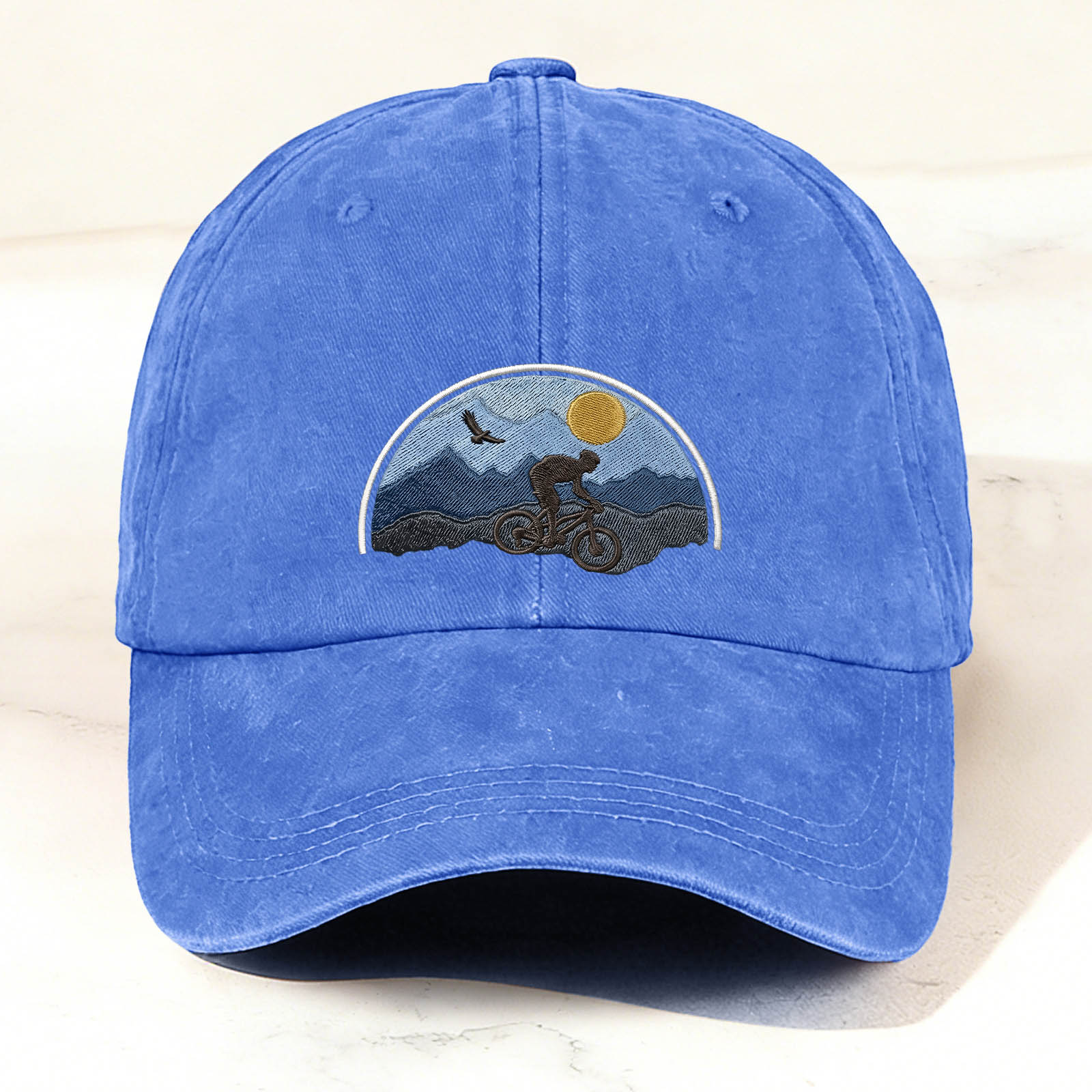 Cycling Graphic Embroidery Fashion Casual Outdoor Cap