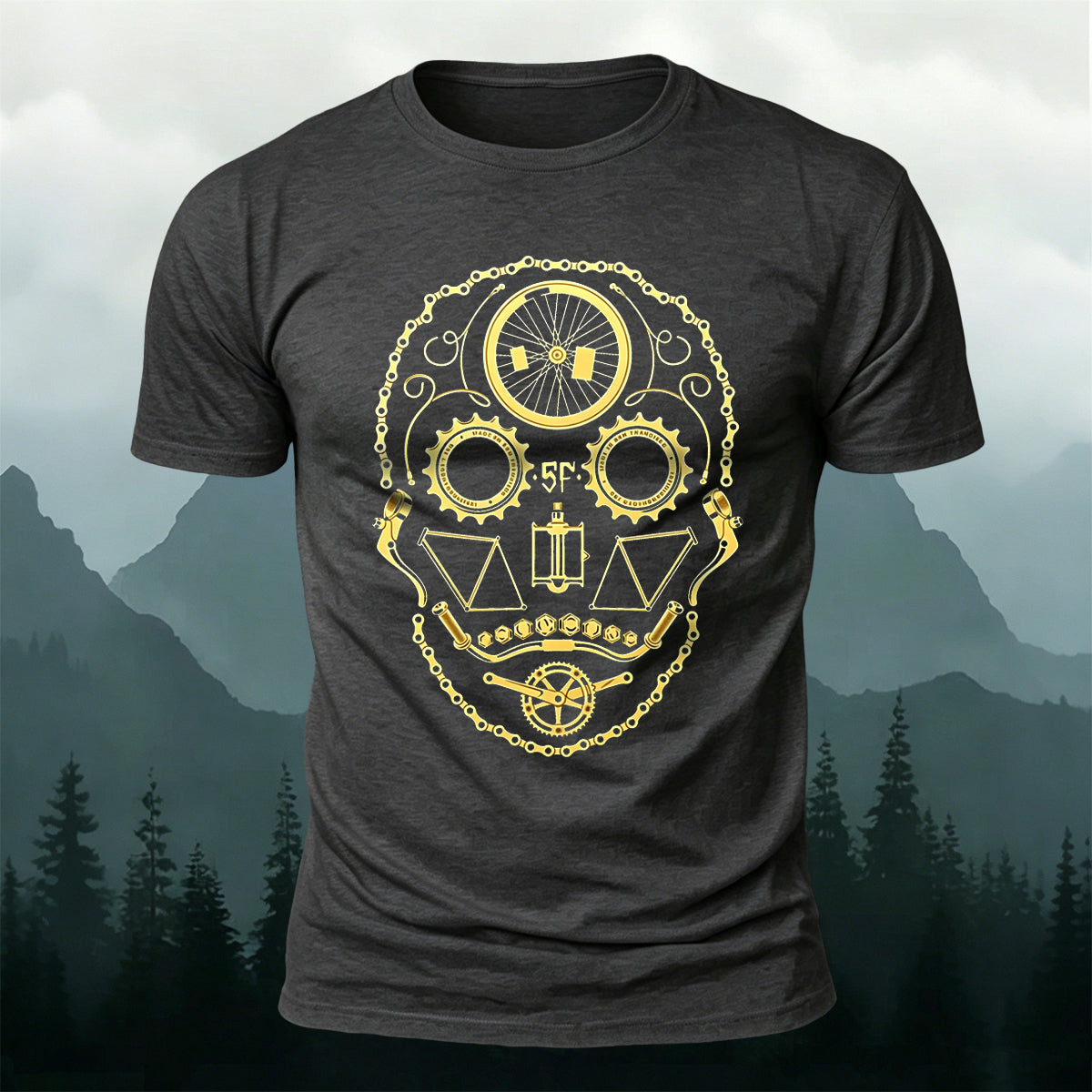 Fun Cycling Accessories Casual Skin-Friendly T-Shirt