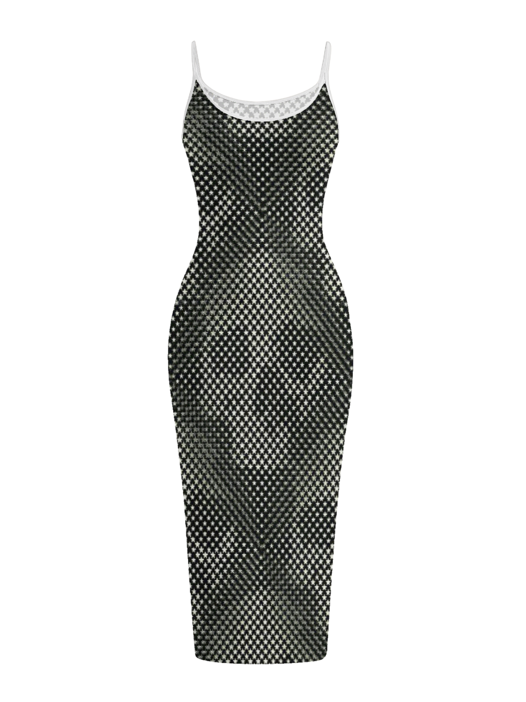 Dark Skull Print Sexy Bodycon Dress