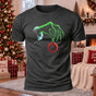 DTG Grinch Hand Printed Casual Short Sleeve T-Shirt