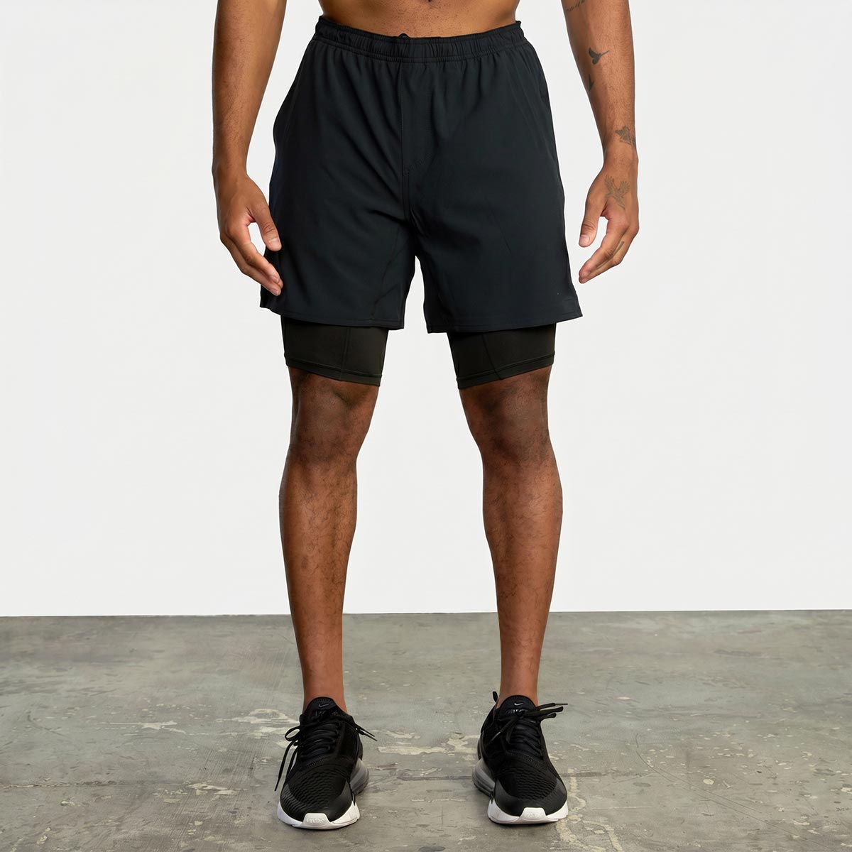 Sporty Casual Double-Layer Basketball Shorts