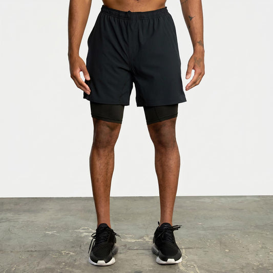 Sporty Casual Double-Layer Basketball Shorts