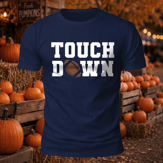 Touch Down Printed Short Sleeve T-Shirt