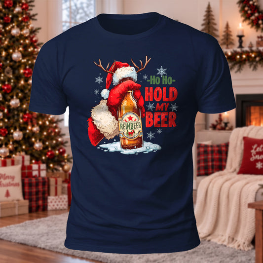 Hold My Beer Printed Short Sleeve T-Shirt