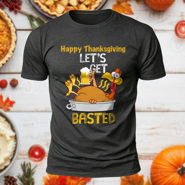 Let's Get Basted Printed Short Sleeve T-Shirt